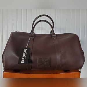 True Religion Brown Men's Duffle Bag NWT